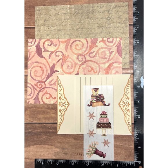 Creative Memories Ribbon Scrapbook Paper Pack & Stickers - Picture 2 of 3